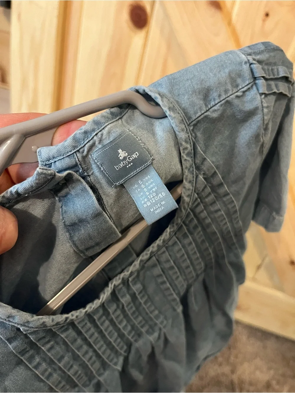 Gap Chambray Top 100% Cotton
